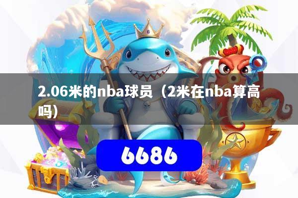 2.06米的nba球员（2米在nba算高吗）